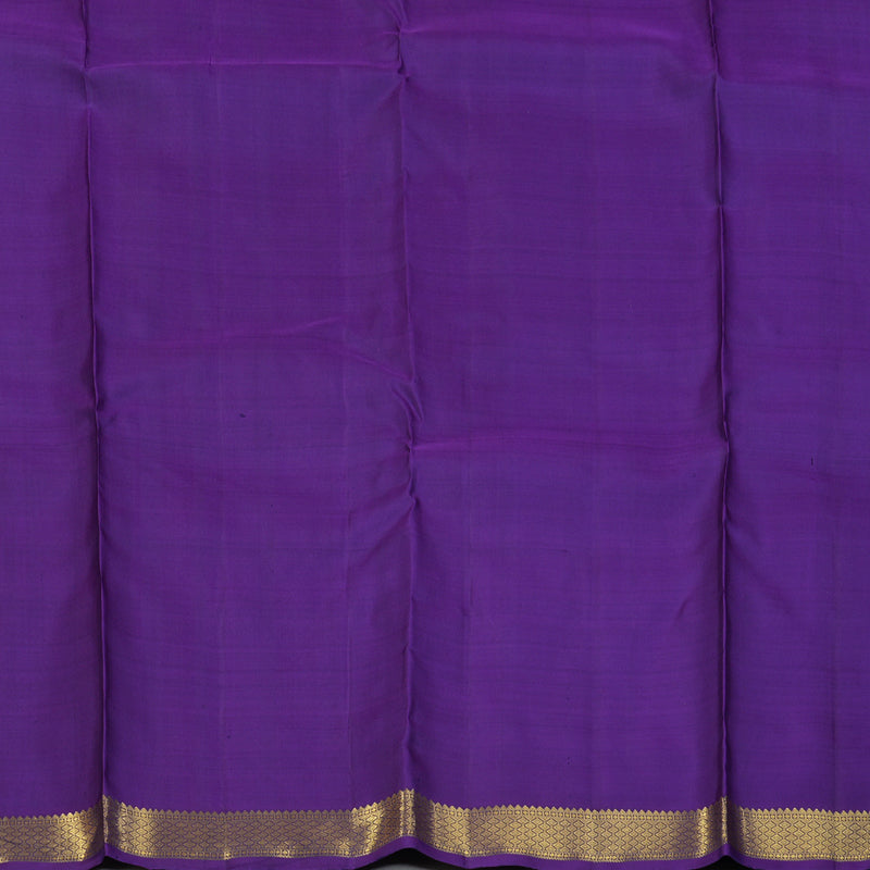 Hayagrivas Handloom Violet Kanjivaram Silk Saree KBE1429J2-1