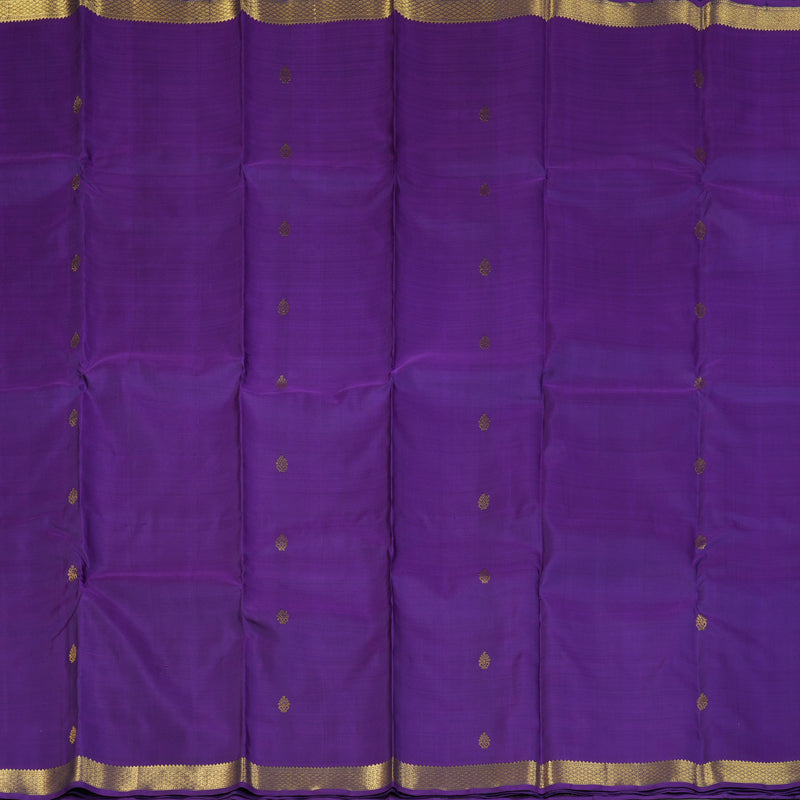 Hayagrivas Handloom Violet Kanjivaram Silk Saree KBE1429J2-1
