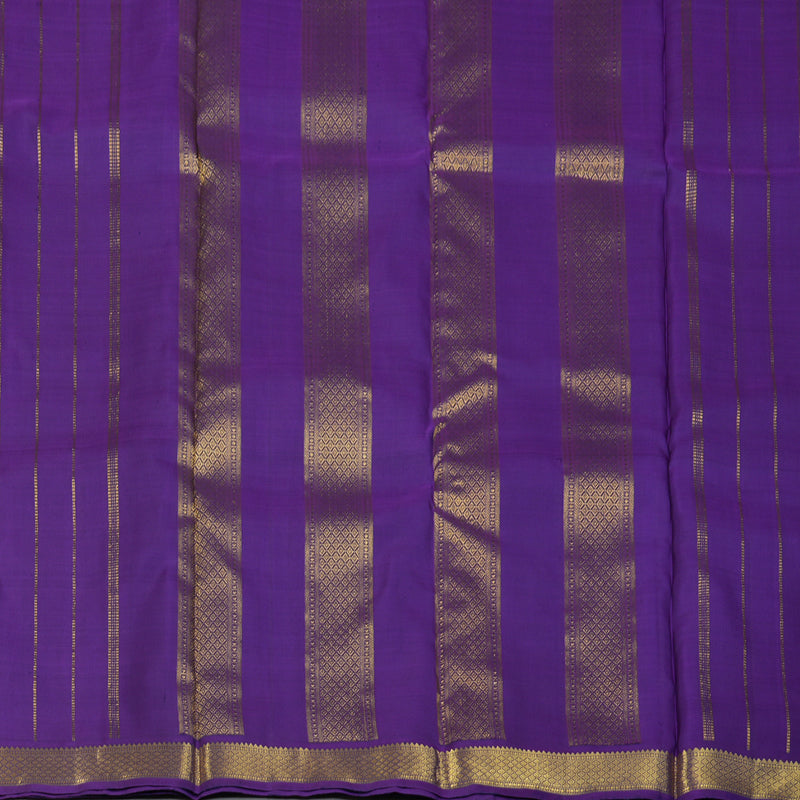 Hayagrivas Handloom Violet Kanjivaram Silk Saree KBE1429J2-1