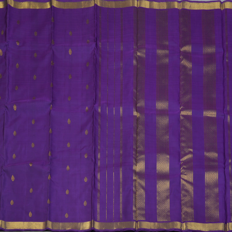 Hayagrivas Handloom Violet Kanjivaram Silk Saree KBE1429J2-1
