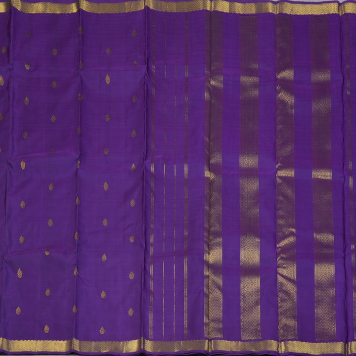 Hayagrivas Handloom Violet Kanjivaram Silk Saree KBE1429J2-1