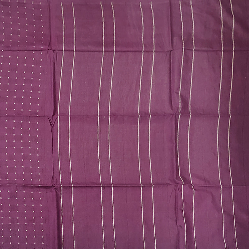 Hayagrivas Deep Plum Fancy Cotton Saree KSBE142C1-9