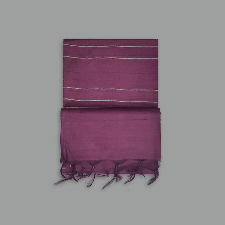 Hayagrivas Deep Plum Fancy Cotton Saree KSBE142C1-9