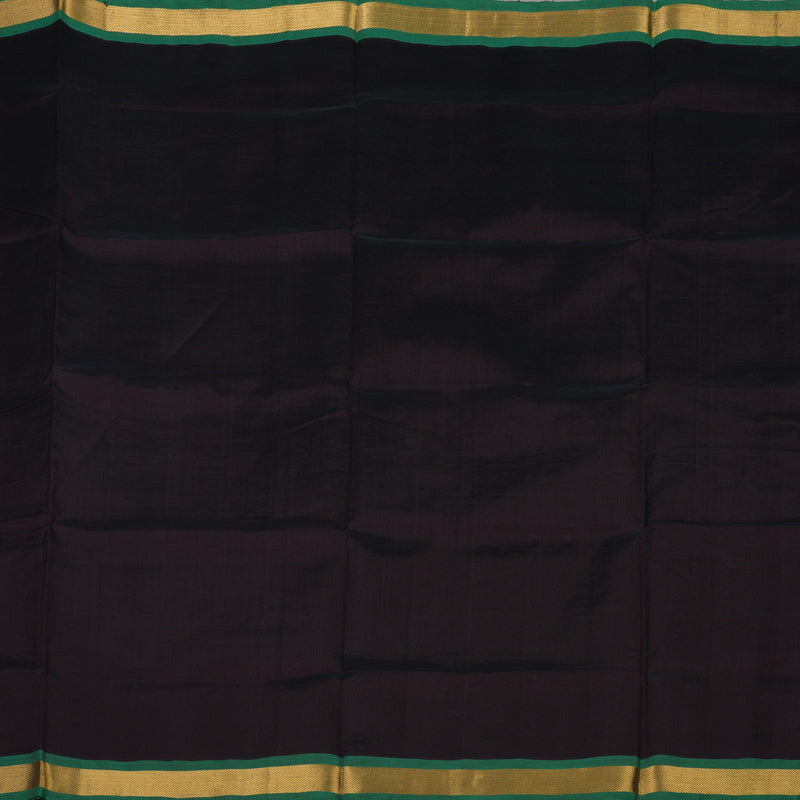 Hayagrivas Black Pure Silk Cotton Saree KBE1432J1-3