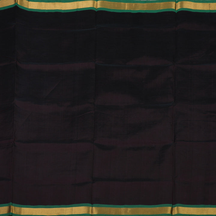 Hayagrivas Black Pure Silk Cotton Saree KBE1432J1-3