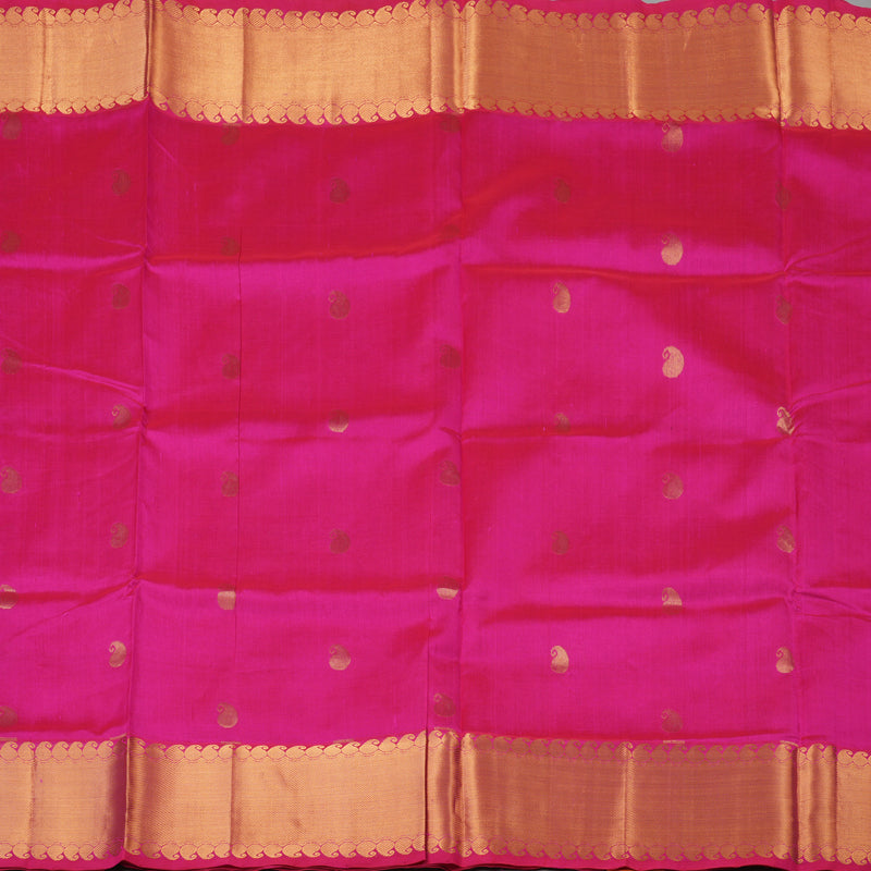 Hayagrivas Pink Pure Silk Cotton Saree KBE1432J13-4