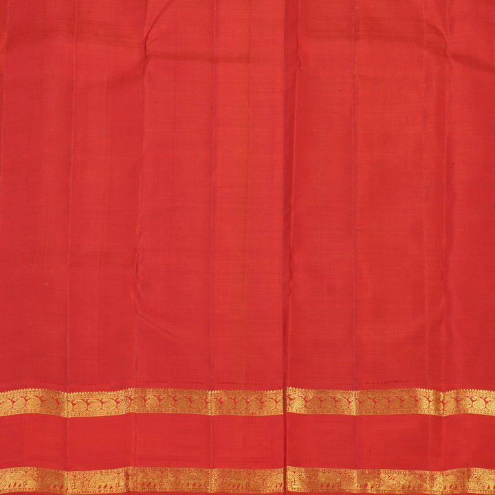 Hayagrivas Handloom Bottle Green Kanjivaram Silk Saree with Red Border KBE1439J11-1
