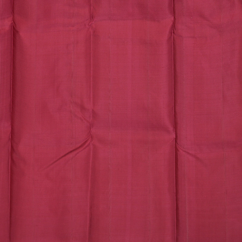 Hayagrivas Handloom Thread Work Silk Saree in Sunset Orange with Temple Border KBE1440J5-2