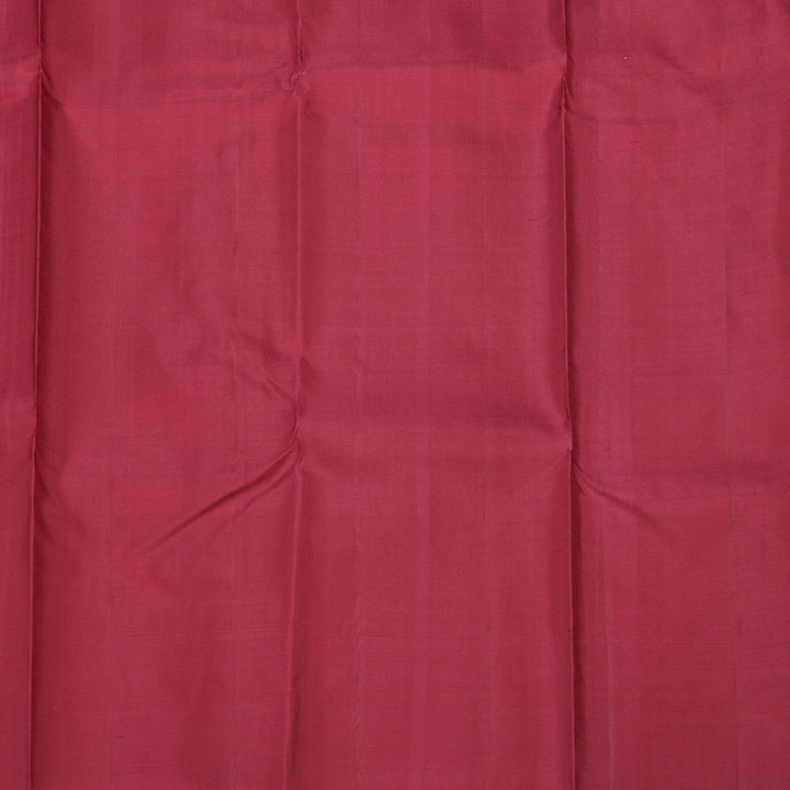 Hayagrivas Handloom Thread Work Silk Saree in Sunset Orange with Temple Border KBE1440J5-2
