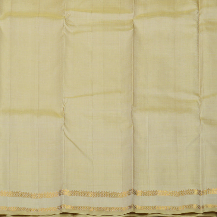 Hayagrivas Handloom Cream Kanjivaram Silk Saree KBE1453J5-1