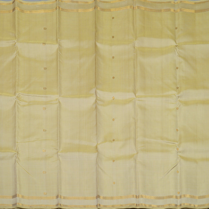 Hayagrivas Handloom Cream Kanjivaram Silk Saree KBE1453J5-1