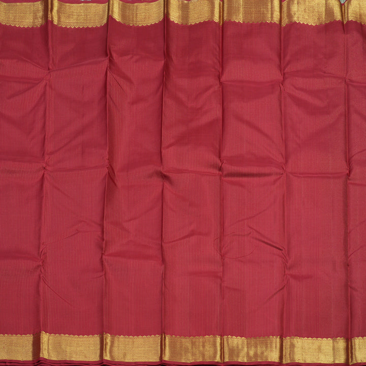 Hayagrivas Handloom Maroon Kanjivaram Silk Saree KBE1456J1-1