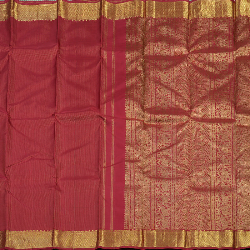 Hayagrivas Handloom Maroon Kanjivaram Silk Saree KBE1456J1-1