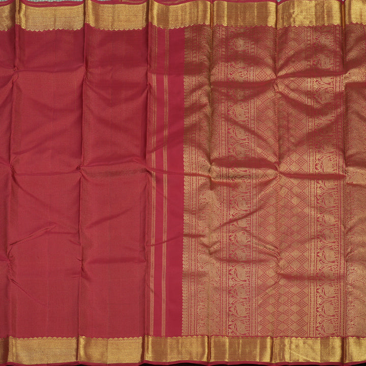 Hayagrivas Handloom Maroon Kanjivaram Silk Saree KBE1456J1-1