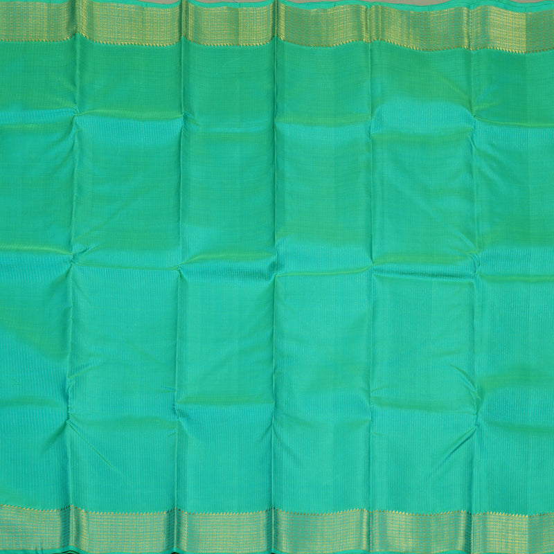 Hayagrivas Handloom Sea Green Kanjivaram Silk Saree KBE1456J2-1