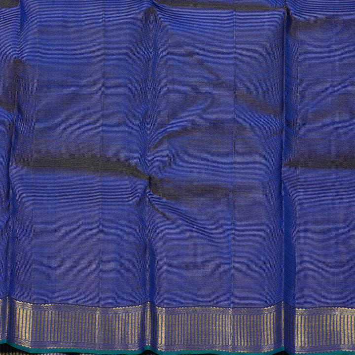 Hayagrivas Handloom Royal Blue Bridal Kanjivaram Silk Saree KBE1457J2-1