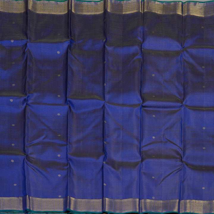 Hayagrivas Handloom Royal Blue Bridal Kanjivaram Silk Saree KBE1457J2-1