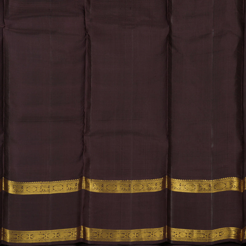 Hayagrivas Handloom Multicolour Checks Kanjivaram Silk Saree with Paaku Border KBE1469J25-1
