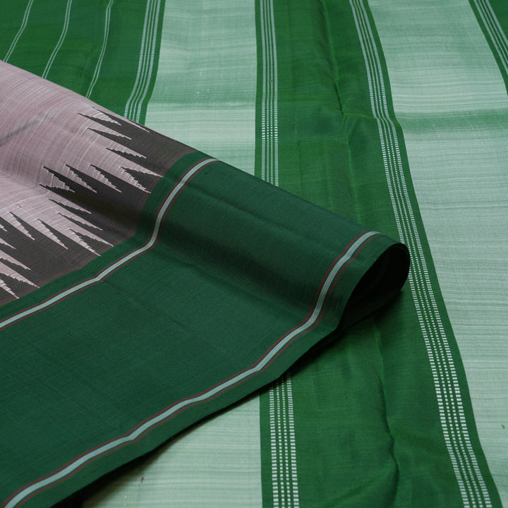 Hayagrivas Handloom Onion Pink Kanjivaram Silk Saree with Ganga Jamuna border KBE1472J4-1