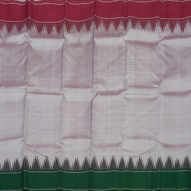 Hayagrivas Handloom Onion Pink Kanjivaram Silk Saree with Ganga Jamuna border KBE1472J4-1