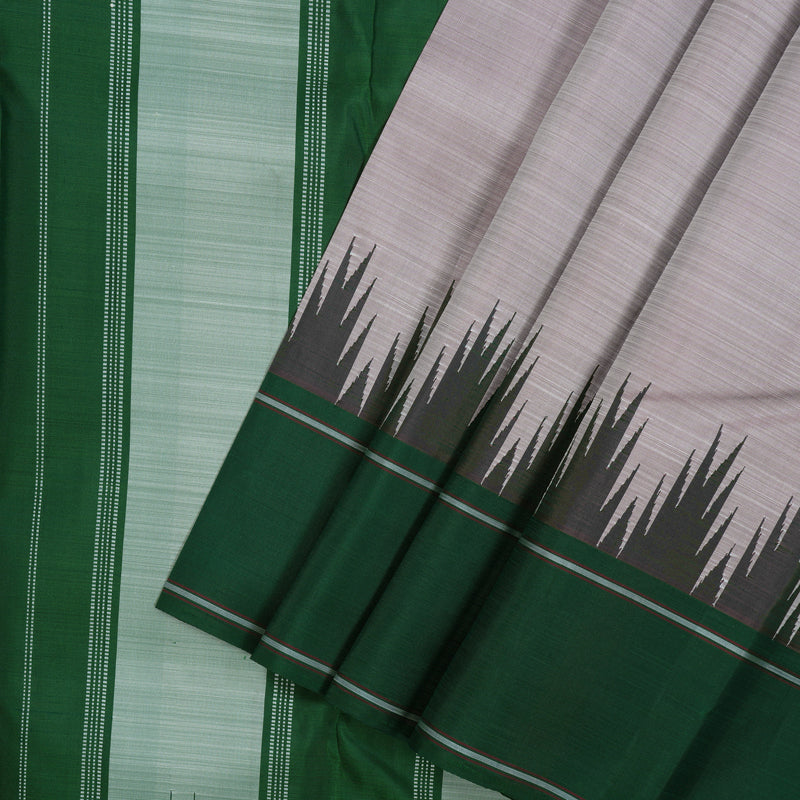 Hayagrivas Handloom Onion Pink Kanjivaram Silk Saree with Ganga Jamuna border KBE1472J4-1