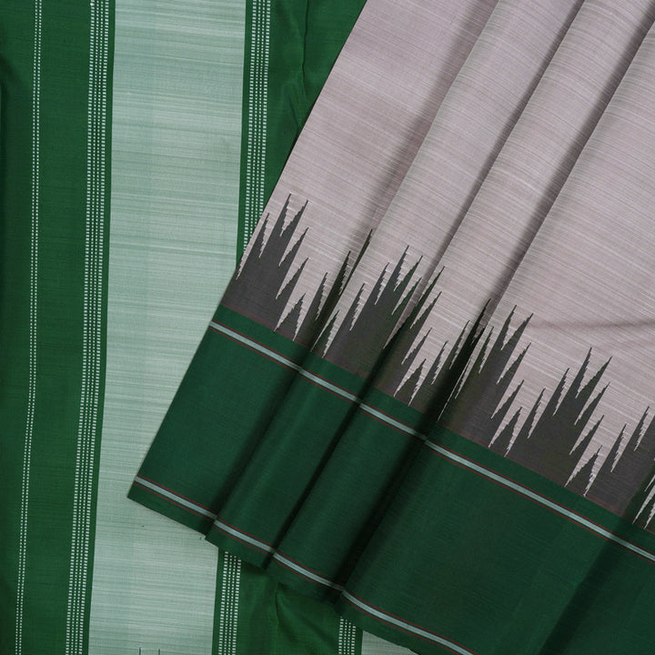 Hayagrivas Handloom Onion Pink Kanjivaram Silk Saree with Ganga Jamuna border KBE1472J4-1