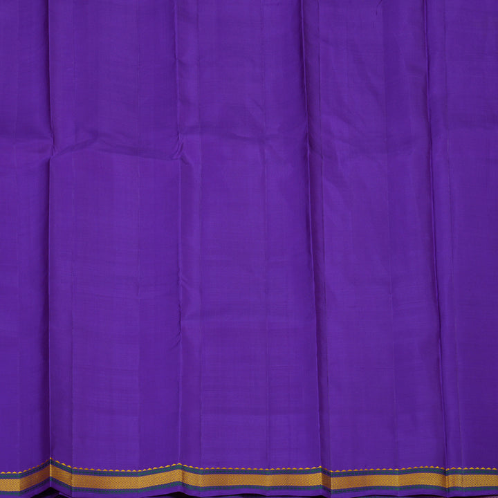 Hayagrivas Handloom Violet Kanjivaram Silk Saree KBE1474J3-2