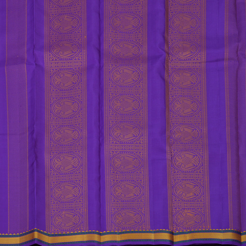 Hayagrivas Handloom Violet Kanjivaram Silk Saree KBE1474J3-2