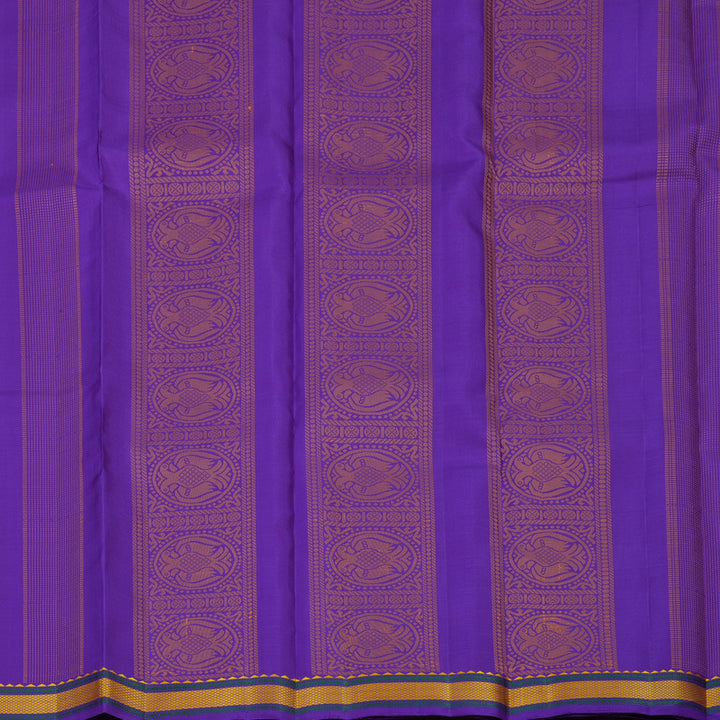 Hayagrivas Handloom Violet Kanjivaram Silk Saree KBE1474J3-2