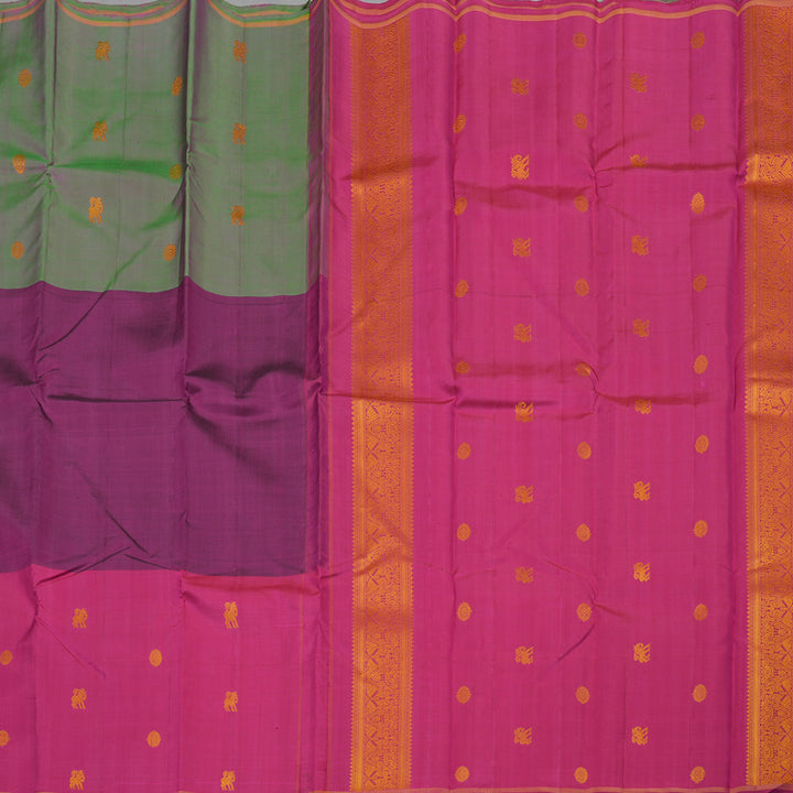 Hayagrivas Handloom Mubhagam Thread Work Silk Saree KBE1475J1-1