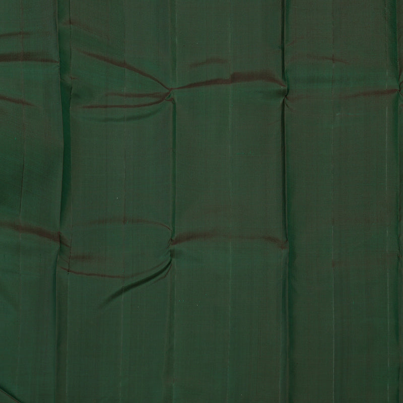 Hayagrivas Handloom Bottle Green Kanjivaram Silk Saree KBE1475J2-1