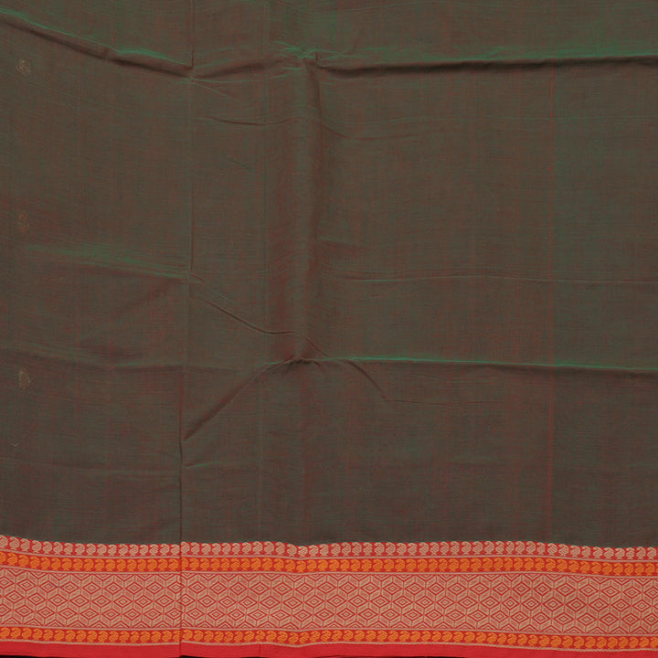 Hayagrivas Manthalir Pure Cotton Saree with Red Border KBE1476J1-2