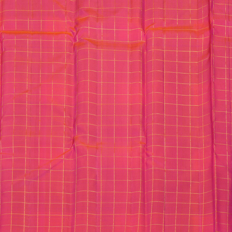 Hayagrivas Handloom Multicolour Checks Kanjivaram Silk Saree KBE1480J1-1