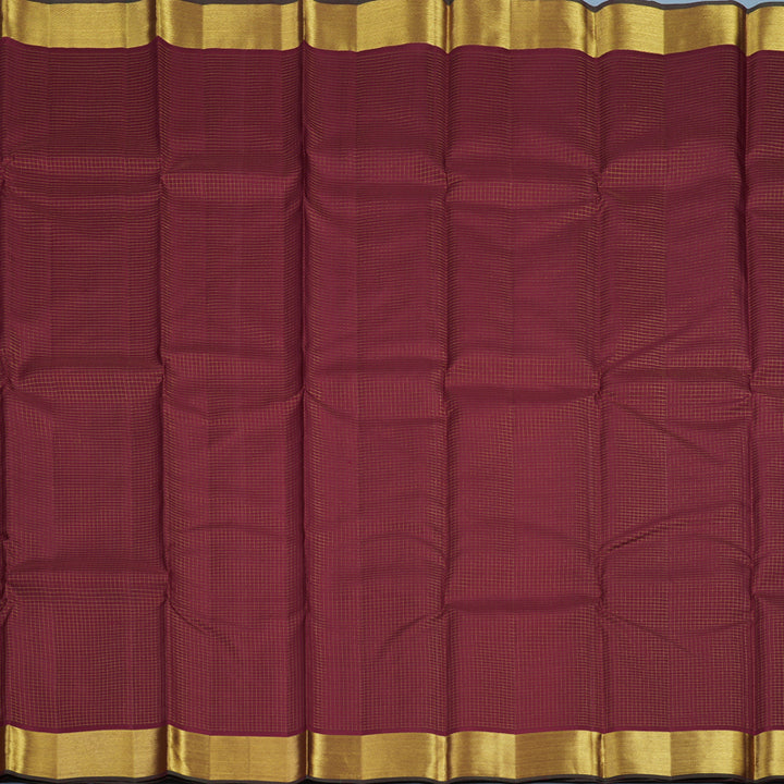 Hayagrivas Handloom Koorai Araku Maroon Kanjivaram Silk Saree KBE1482J9-1