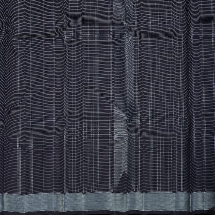 Hayagrivas Handloom Karum Neelam Kanjivaram Silk Saree with Karum Neelam Border KBE1484J6-1