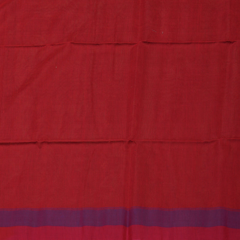 Hayagrivas Handloom Royal Grey Pure Kora Silk Cotton Saree with Maroon & Royal Blue Border KBE1485J1-3