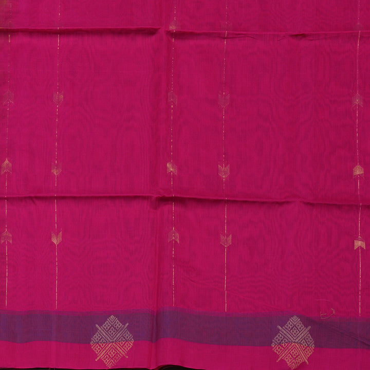 Hayagrivas Dry Mehandi Green Kora Silk Cotton Saree KBE1485J1-4