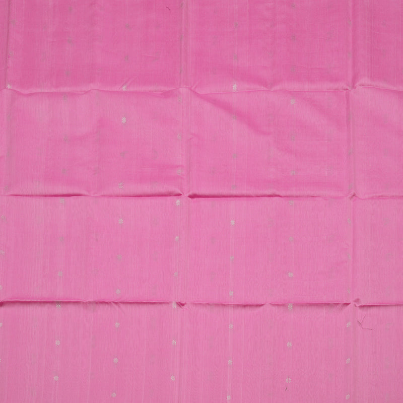 Hayagrivas Handloom Rose Pink Kora Silk Cotton Saree KBE1485J3-14