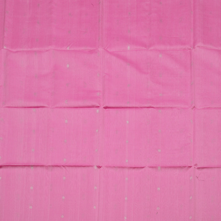 Hayagrivas Handloom Rose Pink Kora Silk Cotton Saree KBE1485J3-14