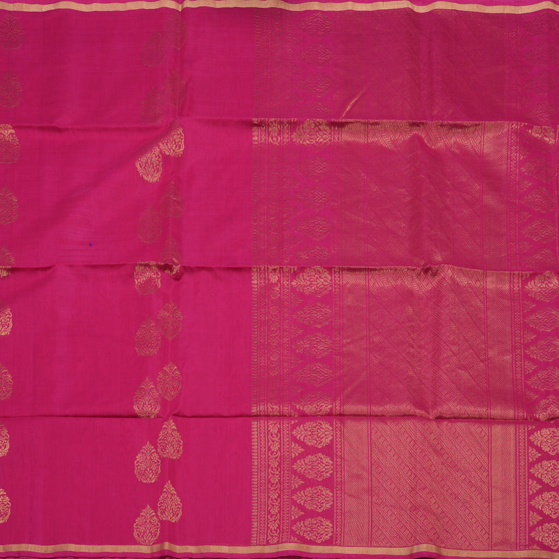 Hayagrivas Rani Pink Pure Kora Silk Cotton Saree KBE1485J3-19