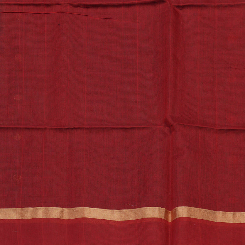 Hayagrivas Dark Grey Pure Kora Silk Cotton Saree with Araku Border KBE1485J3-34