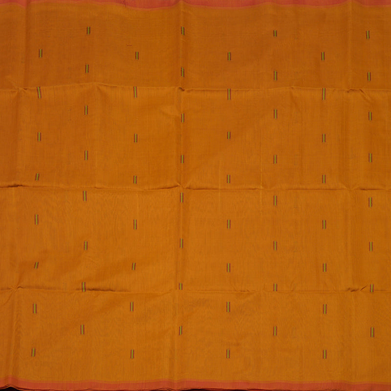 Hayagrivas Handloom Turmeric Yellow Pure Kora Silk Cotton Saree KBE1485J3-39