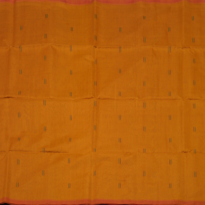 Hayagrivas Handloom Turmeric Yellow Pure Kora Silk Cotton Saree KBE1485J3-39