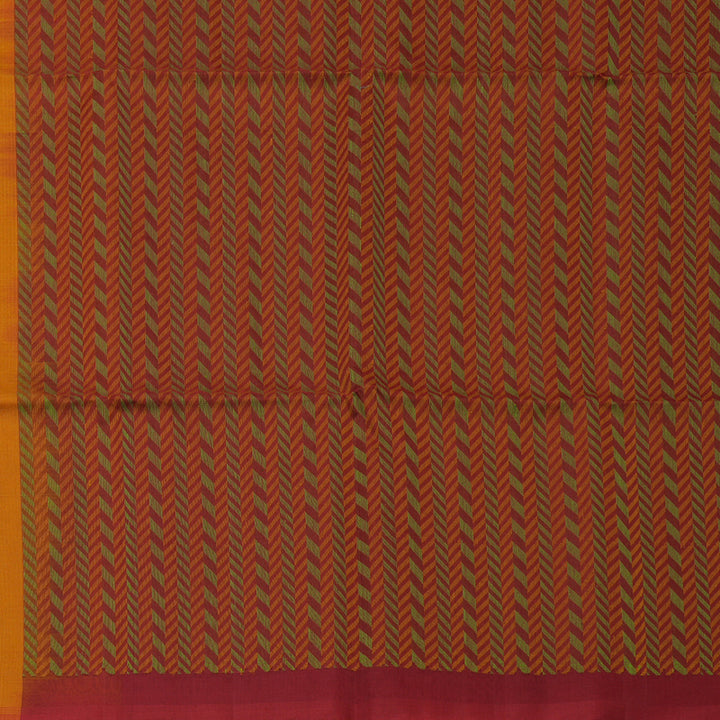 Hayagrivas Handloom Turmeric Yellow Pure Kora Silk Cotton Saree KBE1485J3-39