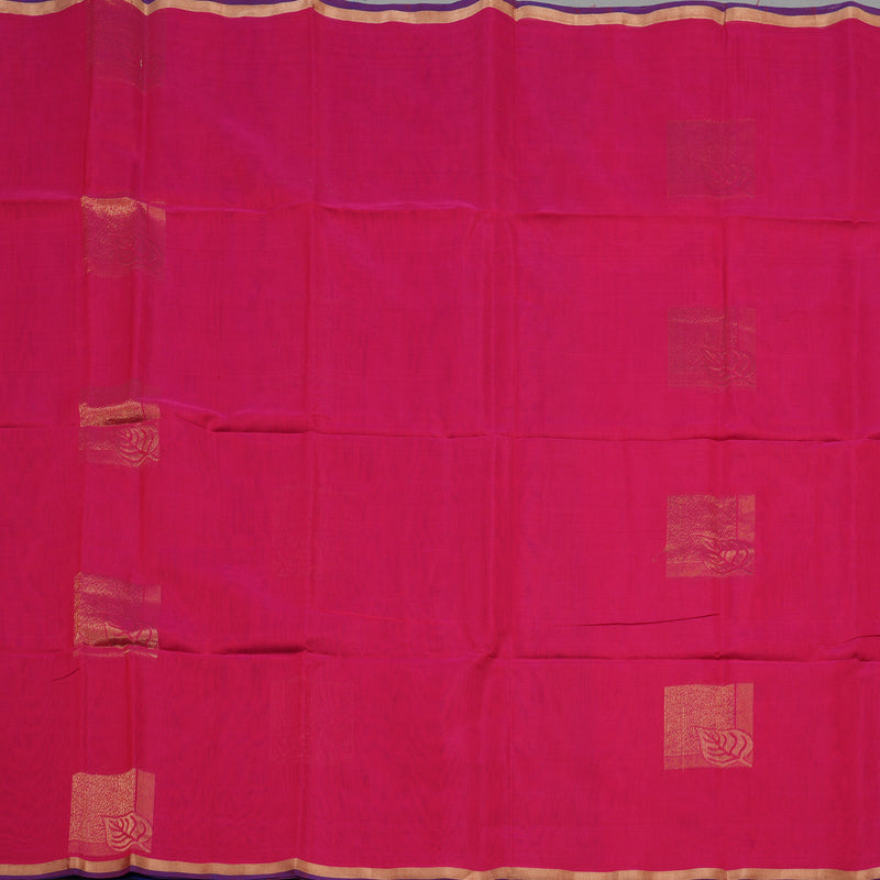 Hayagrivas Pink Kora Silk Cotton Saree KBE1485J3-59