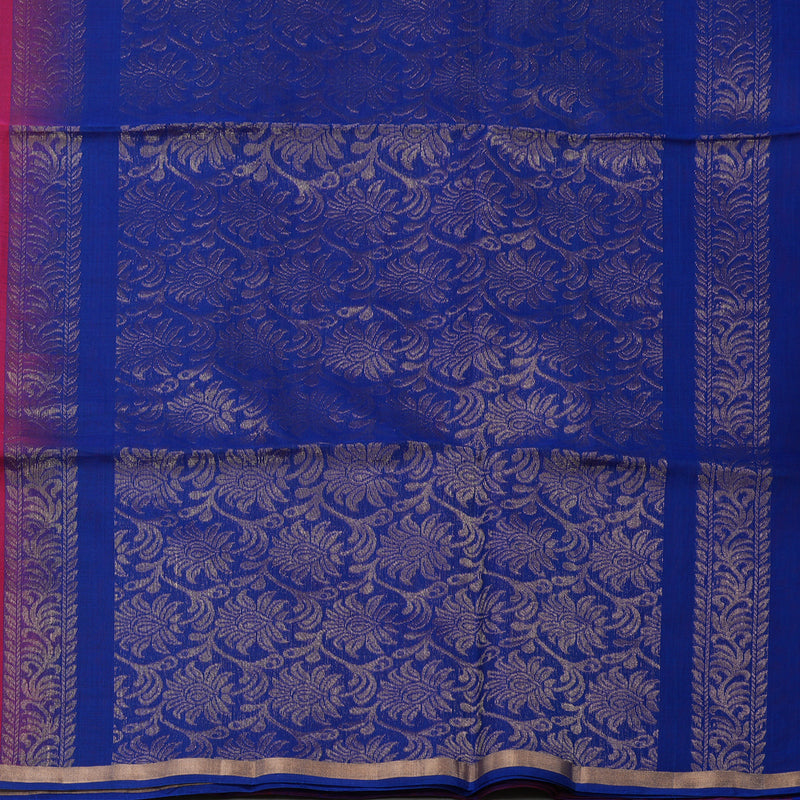 Hayagrivas Pink Kora Silk Cotton Saree KBE1485J3-59