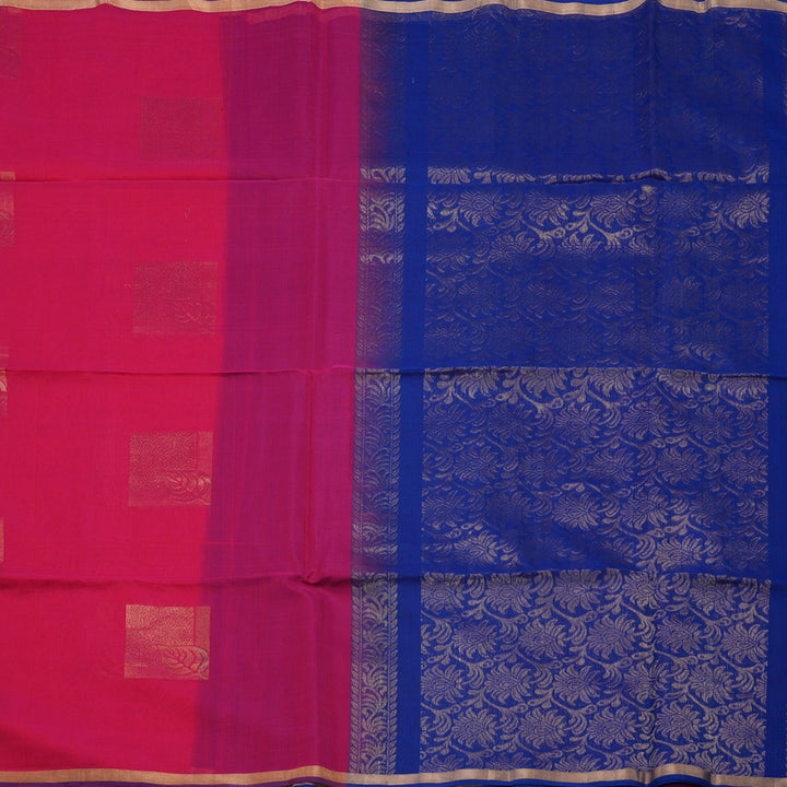 Hayagrivas Pink Kora Silk Cotton Saree KBE1485J3-59
