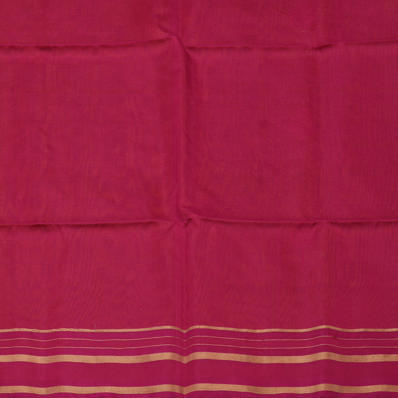 Hayagrivas Tumeric Yellow Pure Kora Silk Cotton Saree KBE1485J4-14