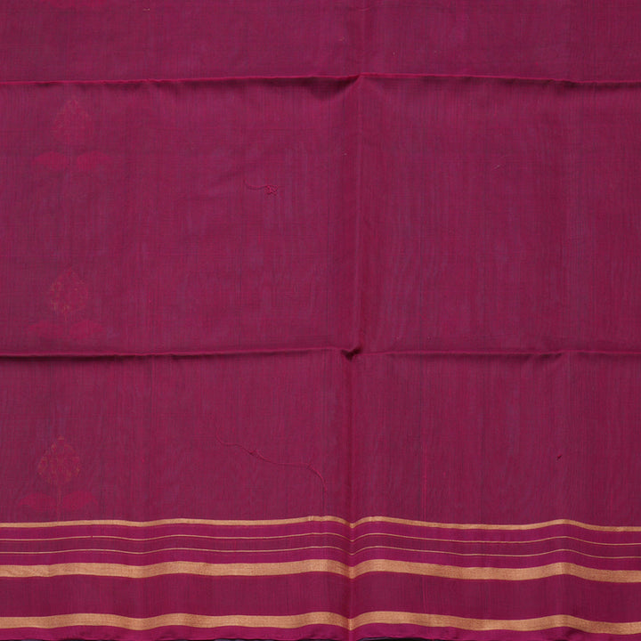 Hayagrivas Peacock Green Kora Silk Cotton Saree KBE1485J4-15