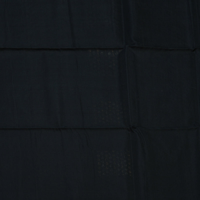 Hayagrivas Black Pure Kora Silk Cotton Saree KBE1485J4-3